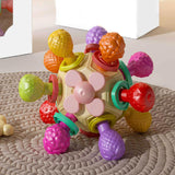 Maxbell Baby Teething Ball Baby Teething Toys for Girls Boys Toddlers Gifts Yellow