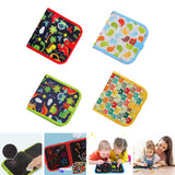 Maxbell Erasable Doodle Book Set Preschool Art Painting Toys for Travel Writing red