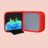 Maxbell Erasable Doodle Book Set Preschool Art Painting Toys for Travel Writing red