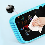 Maxbell Erasable Doodle Book Set Preschool Art Painting Toys for Travel Writing blue