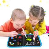 Maxbell Erasable Doodle Book Set Preschool Art Painting Toys for Travel Writing blue