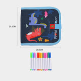 Maxbell Erasable Doodle Book Set Preschool Art Painting Toys for Travel Writing yellow