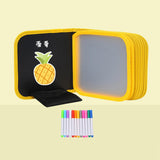 Maxbell Erasable Doodle Book Set Preschool Art Painting Toys for Travel Writing yellow