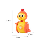 Maxbell Push Baby Toy Educational Ages 1 2 3 Year Old Sound Toy Cute Chicken Tumbler