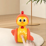 Maxbell Push Baby Toy Educational Ages 1 2 3 Year Old Sound Toy Cute Chicken Tumbler