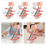 Maxbell Race Track Game Rabbit Set Rabbit Slide Stairs Indoor Toy for Birthday Gifts 3 rabbits