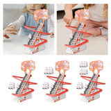 Maxbell Race Track Game Rabbit Set Rabbit Slide Stairs Indoor Toy for Birthday Gifts 3 rabbits