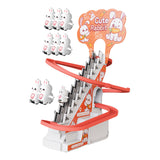 Maxbell Race Track Game Rabbit Set Rabbit Slide Stairs Indoor Toy for Birthday Gifts 9 rabbit