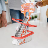 Maxbell Race Track Game Rabbit Set Rabbit Slide Stairs Indoor Toy for Birthday Gifts 9 rabbit