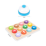 Maxbell Colored Battle Game Wooden Toy Preschool Toy for Ages 3 Year Old+ Kids