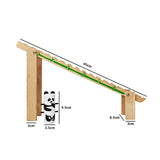 Maxbell Toddlers Panda Slide Stairs Indoor Toy Playset for Girls Boys Kids Halloween