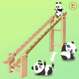 Maxbell Toddlers Panda Slide Stairs Indoor Toy Playset for Girls Boys Kids Halloween