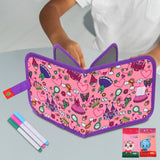 Maxbell Erasable Doodle Book Set Portable Reusable Drawing Book for Game Travel Road castle