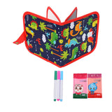 Maxbell Erasable Doodle Book Set Portable Reusable Drawing Book for Game Travel Road dinosaur