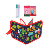 Maxbell Erasable Doodle Book Set Portable Reusable Drawing Book for Game Travel Road dinosaur