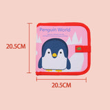 Maxbell Erasable Doodle Book Set Portable Reusable Drawing Book for Game Travel Road Penguin