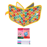 Maxbell Erasable Doodle Book Set Portable Reusable Drawing Book for Game Travel Road bear