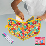 Maxbell Erasable Doodle Book Set Portable Reusable Drawing Book for Game Travel Road bear