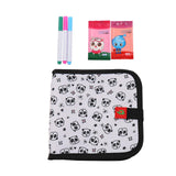 Maxbell Erasable Doodle Book Set Portable Reusable Drawing Book for Game Travel Road panda
