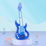 Maxbell Guitar Toy Portable Kids Toy Ukulele for Boys Girls Preschool Birthday Gifts Red
