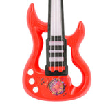 Maxbell Guitar Toy Portable Kids Toy Ukulele for Boys Girls Preschool Birthday Gifts Red