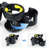 Maxbell Stroller Cup Holder with Phone Holder Cup Drink Holder for Pushchair Scooter