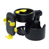 Maxbell Stroller Cup Holder with Phone Holder Cup Drink Holder for Pushchair Scooter