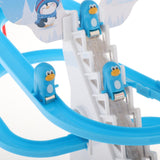 Maxbell Penguin Stair Climbing and Slides Toy Race Track Game Set for Boys Girls
