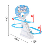 Maxbell Penguin Stair Climbing and Slides Toy Race Track Game Set for Boys Girls