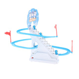 Maxbell Penguin Stair Climbing and Slides Toy Race Track Game Set for Boys Girls