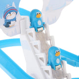 Maxbell Penguin Stair Climbing and Slides Toy Race Track Game Set for Boys Girls