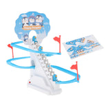 Maxbell Penguin Stair Climbing and Slides Toy Race Track Game Set for Boys Girls