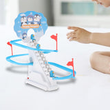 Maxbell Penguin Stair Climbing and Slides Toy Race Track Game Set for Boys Girls