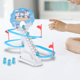 Maxbell Penguin Stair Climbing and Slides Toy Race Track Game Set for Boys Girls