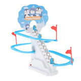 Maxbell Penguin Stair Climbing and Slides Toy Race Track Game Set for Boys Girls