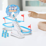 Maxbell Penguin Stair Climbing and Slides Toy Race Track Game Set for Boys Girls