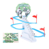 Maxbell Small Panda Toy Climbing Stairs and Track Playset Kids Electric Toy for Kids 3 Pandas