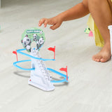 Maxbell Small Panda Toy Climbing Stairs and Track Playset Kids Electric Toy for Kids 3 Pandas