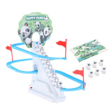 Maxbell Small Panda Toy Climbing Stairs and Track Playset Kids Electric Toy for Kids 9 Pandas