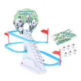 Maxbell Small Panda Toy Climbing Stairs and Track Playset Kids Electric Toy for Kids 9 Pandas