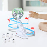 Maxbell Small Panda Toy Climbing Stairs and Track Playset Kids Electric Toy for Kids 9 Pandas
