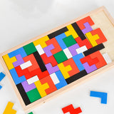 Maxbell Puck Game and Russian Block Toy Portable Tabletop Game for Party Game