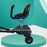 Maxbell Pram Pedal Adapter Stroller Attachments Child Kids Standing Plate with Seat