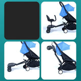 Maxbell Pram Pedal Adapter Stroller Attachments Child Kids Standing Plate with Seat