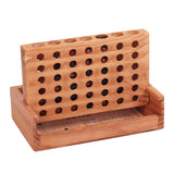 Maxbell Wooden 4 in A Row Game Board Game for Family and Group Girls Boys Child