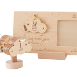 Maxbell Sonogram Picture Frame Wooden Nursery Decor Baby Photo Frame for Baby Shower