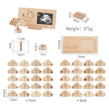 Maxbell Sonogram Picture Frame Wooden Nursery Decor Baby Photo Frame for Baby Shower