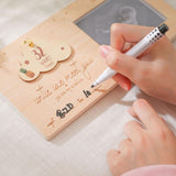 Maxbell Sonogram Picture Frame Wooden Nursery Decor Baby Photo Frame for Baby Shower