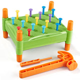 Maxbell Hammering Pounding Toy Stem Workbench Pound Toy for Preschool Birthday Gifts