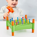 Maxbell Hammering Pounding Toy Stem Workbench Pound Toy for Preschool Birthday Gifts